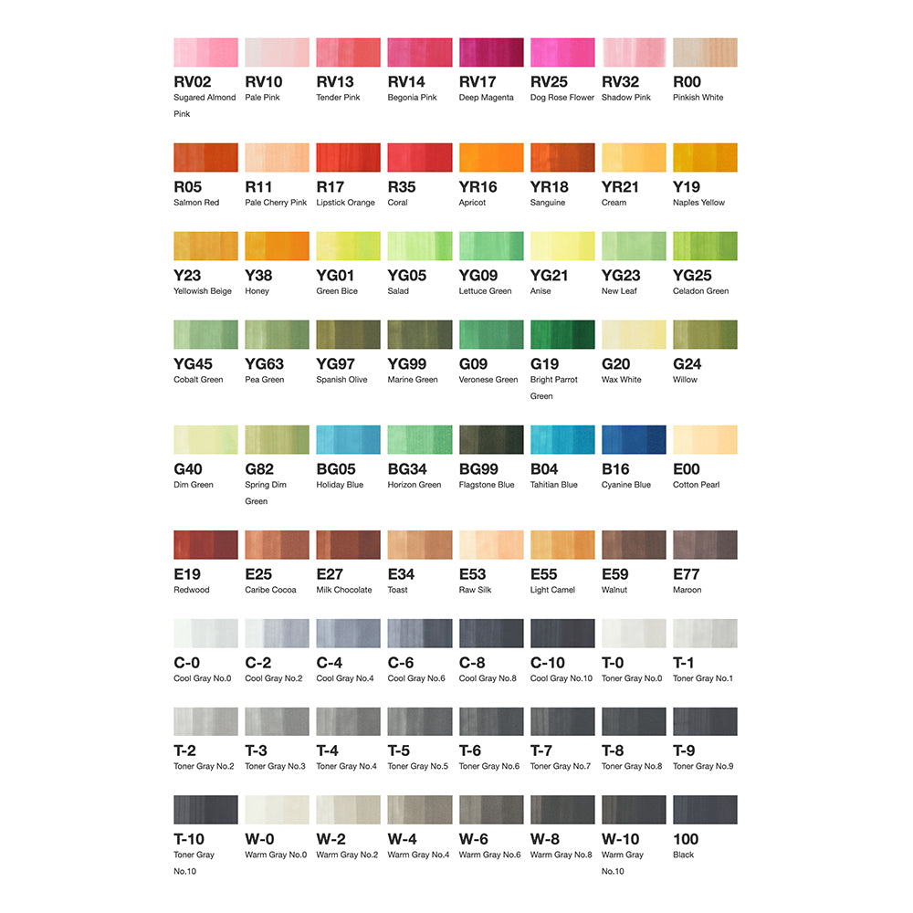 Copic Sketch Set 72C