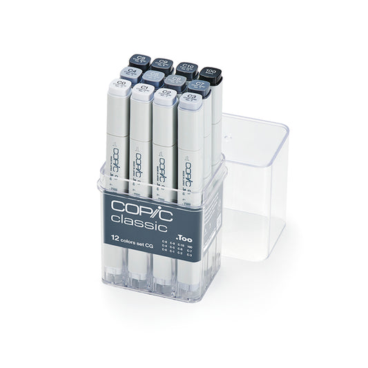 Copic Classic Set 12 Cool Greys