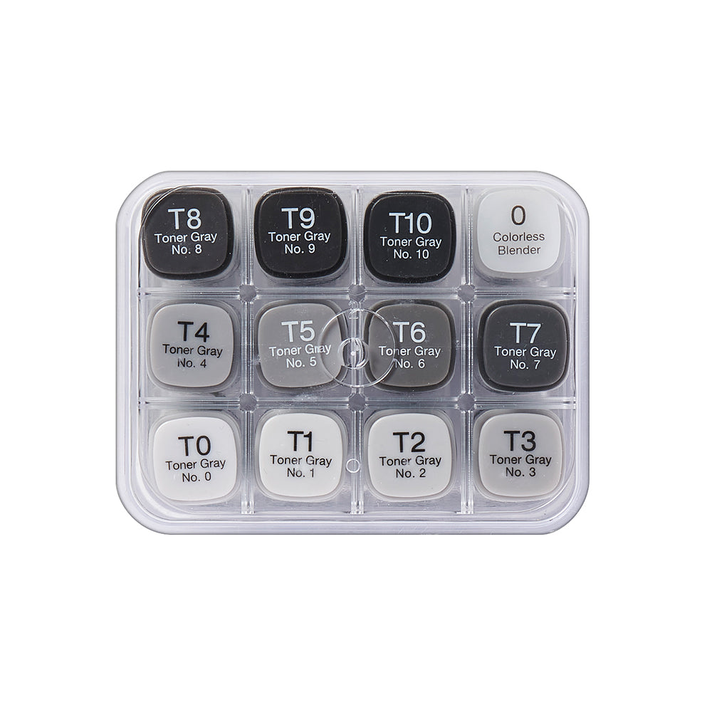 Copic Classic Set 12 Toner Greys
