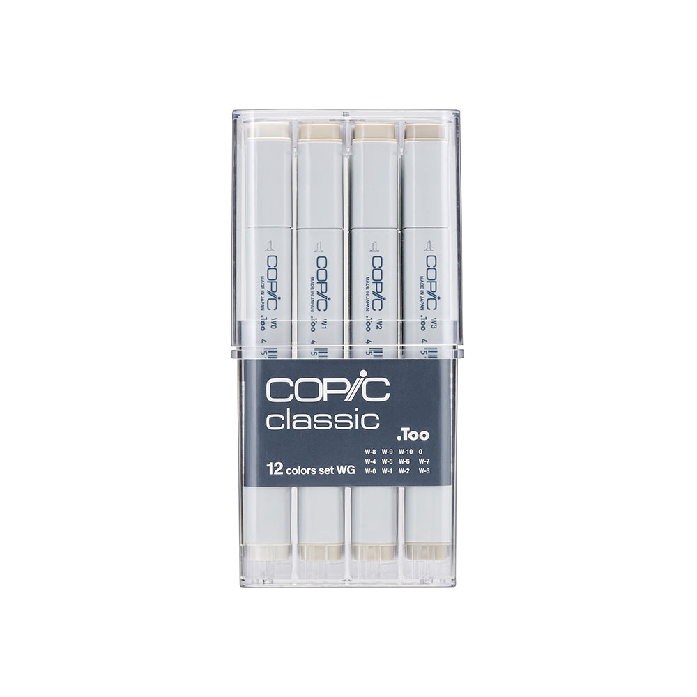 Copic Classic Set 12 Warm Greys