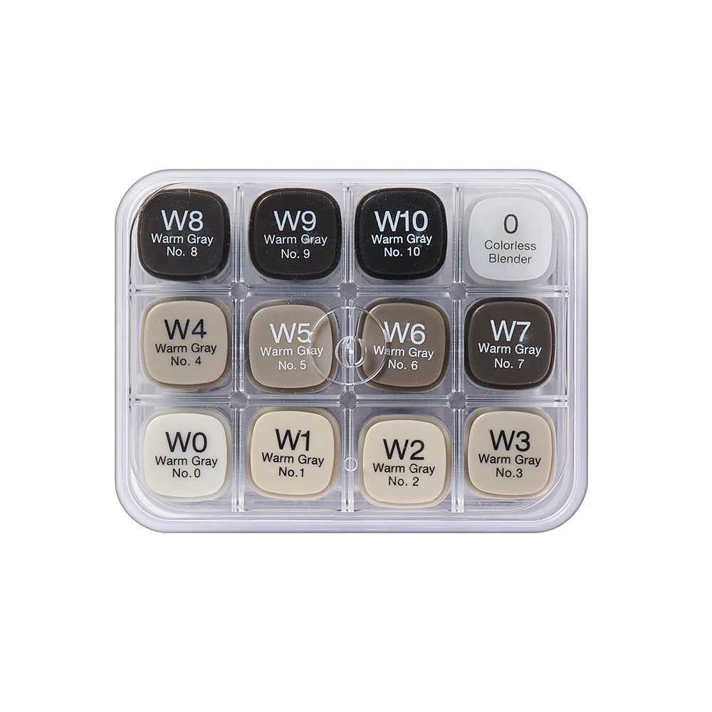 Copic Classic Set 12 Warm Greys