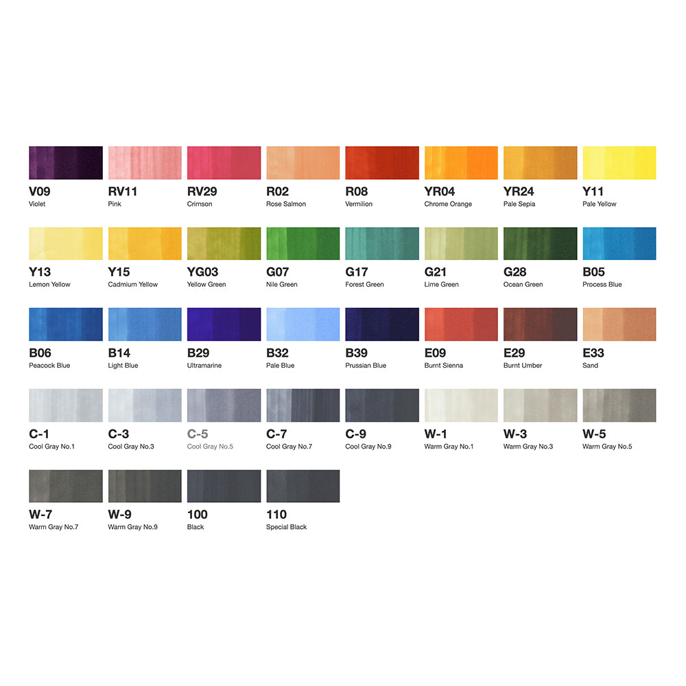 Copic Classic Set 36