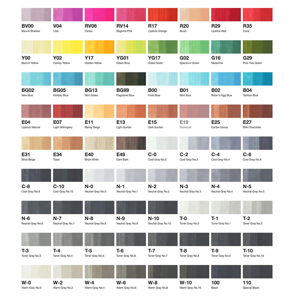 Copic Classic Set 72B