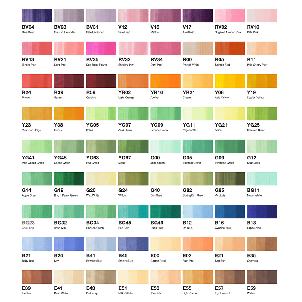 Copic Classic Set 72C