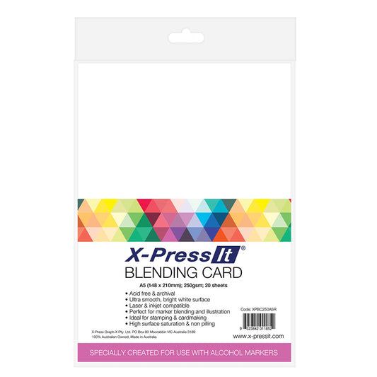 X-Press It Blending Card A5 (20pk)
