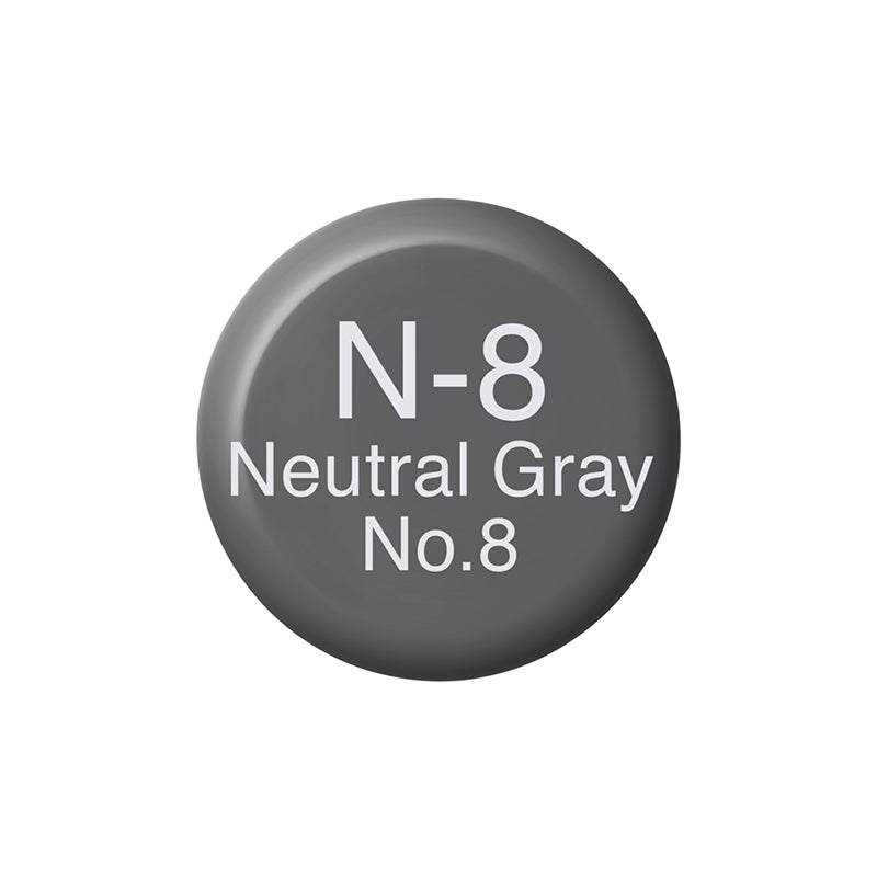 Ng8 Color Copic Ink N8 Neutral Gray No.8 12ml – Studio Copic